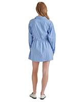 Steve Madden Women's Aledo Striped Zip Front Dress