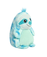 Aurora Medium Squishy Jellybeans Sloth Squishiverse Adorable Plush Toy Blue 12"