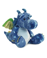 Aurora Medium Verath Firebreath Dinos & Dragons Ferocious Plush Toy Blue 12"