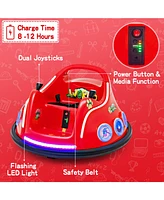 Hongge 12V Electric Ride-On Car with Remote Control and Flashing Led Lights