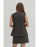 Crescent Women's Angelica Sleeveless Suit Vest