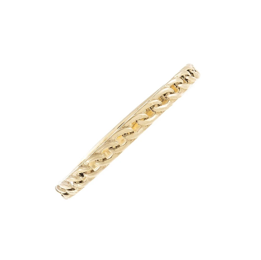 By Adina Eden Chain Ring 14K