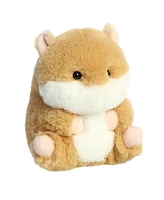 Aurora Mini Frolic Hamster Rolly Pet Round Plush Toy Brown 5