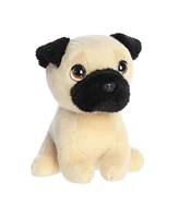 Aurora Small Preston Pug Petites Expressive Plush Toy Brown 7"