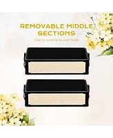 Byootique 4in1 Rolling Makeup Train Case Cosmetic Organizer Blush ForgetMeNot