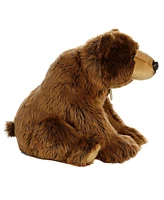 Aurora Large Grizzly Miyoni Realistic Plush Toy Brown 15"