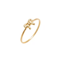 By Adina Eden Solid Bow Tie Ring 14K