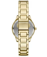 Folio Women's Three Hand Gold-Tone Alloy Watch, 35mm - Gold