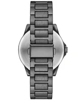 Folio Men's Three Hand Gunmetal Alloy Watch, 45mm