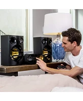 Philips Mini Hifi Stereo System with Bluetooth, Cd Player, Usb Direct, and Fm Radio - High-Power Compact Sound System for Home