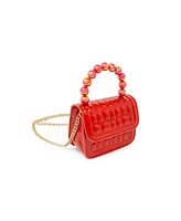 Tiny Treats + Zomi Gems Girls Mini Glam Quilted Pearl Handle Purse