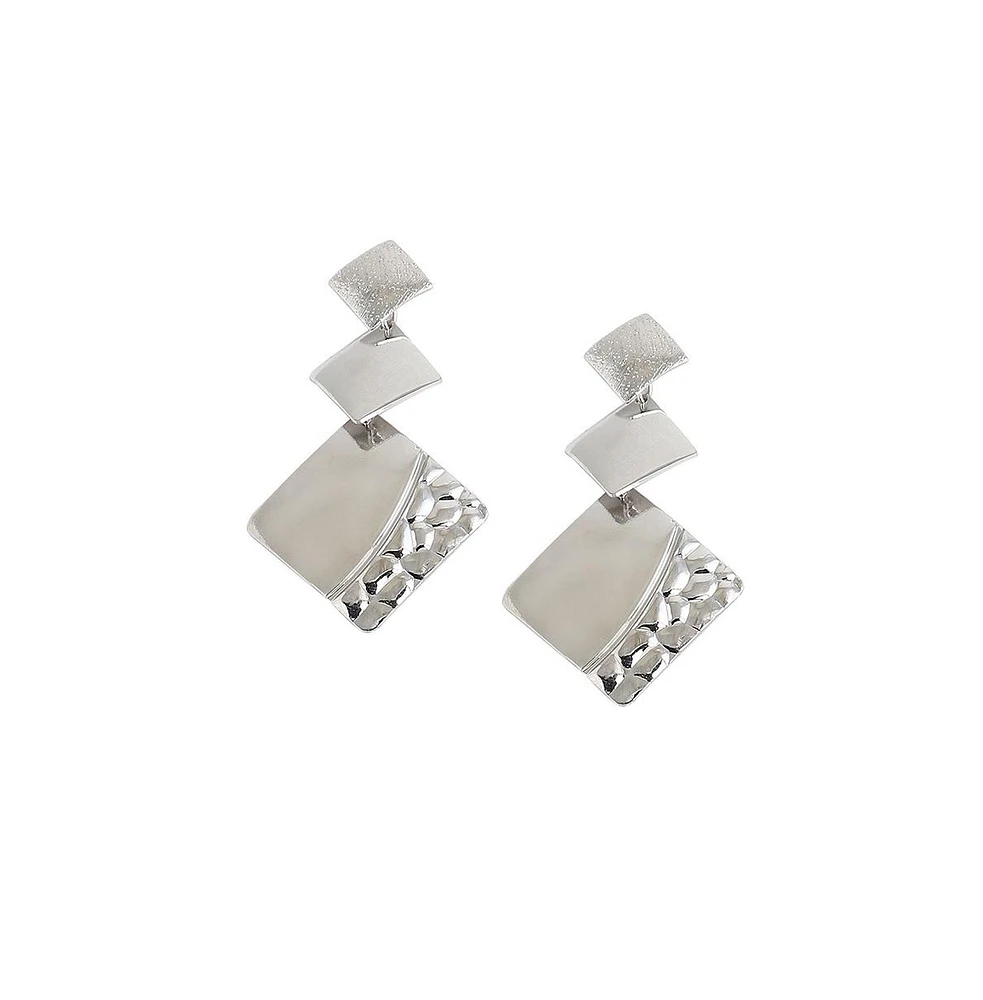 Sohi Women's Pavement Drop Earrings