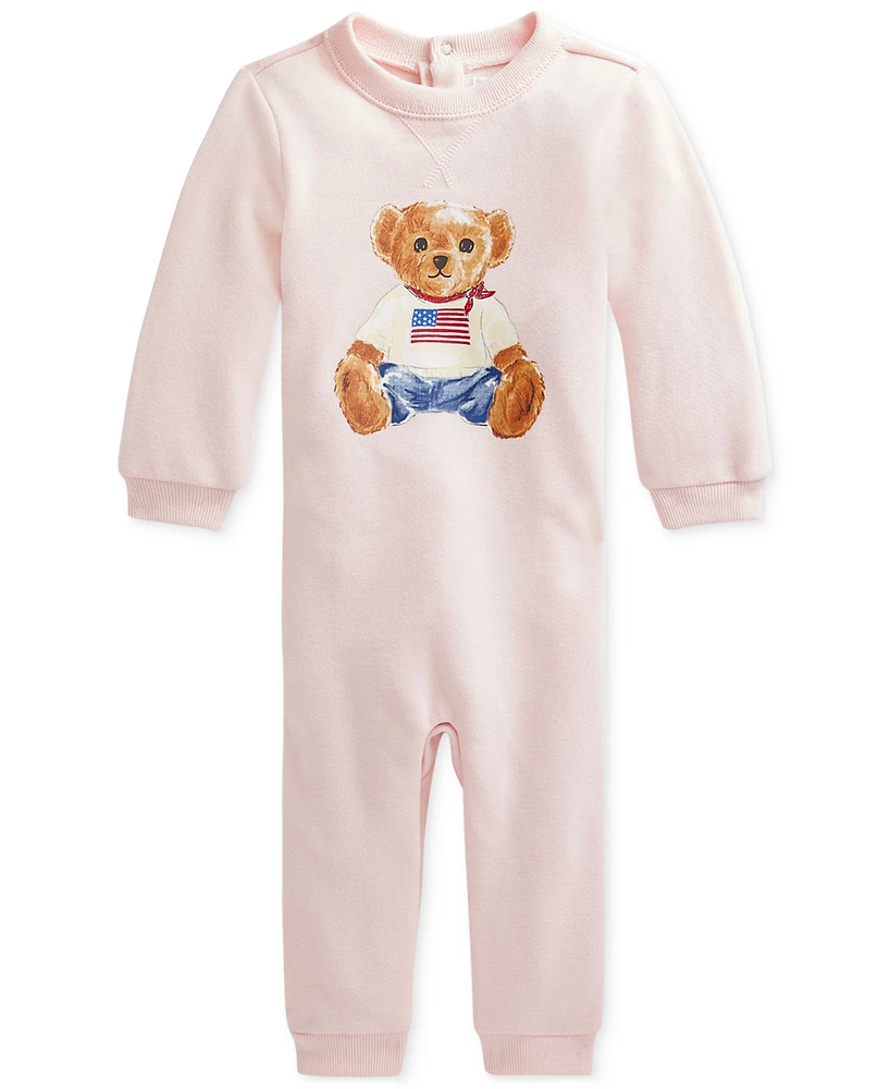 Polo Ralph Lauren Baby Bear Lightweight Fleece One-Piece