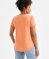 Style & Co Women's Perfect V-Neck T-Shirt