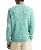 Nautica Men's Slub Linen Crewneck Sweater