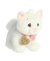 Aurora Small Cassie Kitten Precious Moments Inspirational Plush Toy White 9"