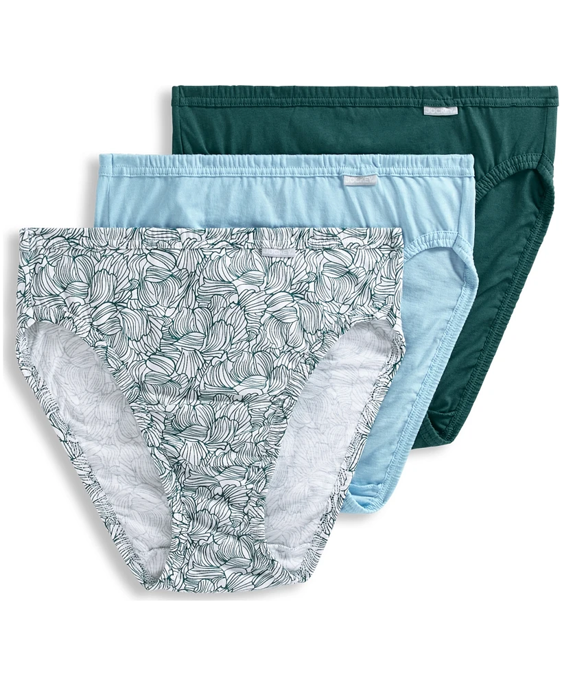 Jockey Elance French Cut 3 Pack Underwear 1485 1487, Extended Sizes