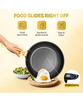 Granitestone Armor Max Gold 4 quart Hard Anodized Ultra Release Deep Saute Pan