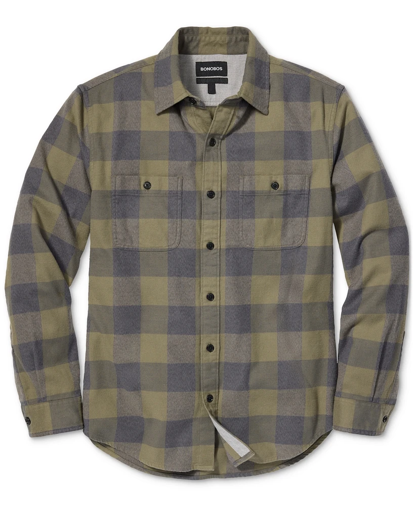 Bonobos Men's Slim-Fit Buffalo Plaid Flannel Shirt