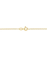 Grown With Love Lab Diamond Circle Pendant Necklace (1 ct. t.w.) 14k White or Yellow Gold, 16" + 2" extender