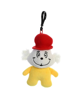 Aurora Mini Sam I Am Keychain Dr. Seuss Whimsical Plush Toy Yellow 5"