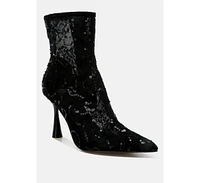 Rag & Co Samia Sequin Lace Boots