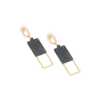 Sohi Women's Structured Drop Earrings