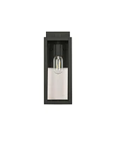 Flynama Wall Sconces 1-Light 13.75-in H Matte Black Dark Sky Led Outdoor Wall Light