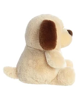 Aurora Medium Poochy Pup Stubez Adorable Plush Toy Brown 11"