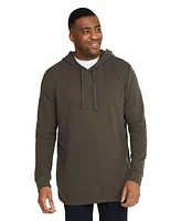 Johnny Bigg Big & Tall Waffle Hooded Long Sleeve Top