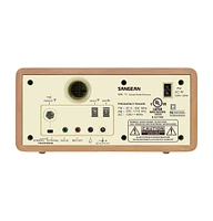 Sangean Wr-11 Am/Fm Analog Wooden Cabinet Radio Ac Dc