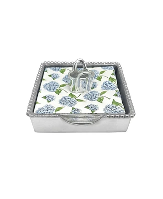 Mariposa Tote Bag Beaded Napkin Box Set