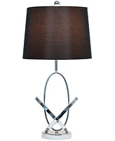 Lalia Home 27.25" Glossy State-of-the-Art Modern Entwined Table Lamp