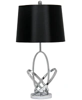 Lalia Home 27.25" Glossy State-of-the-Art Modern Entwined Table Lamp