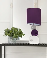 Lalia Home 28.5" Modern Stacked Circle Table Lamp