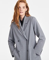 On 34th Women's Double-Breasted Duster Coat, Exclusively at Macy's