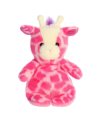 Aurora Small Strawberry Giraffe Jammies Vibrant Plush Toy Pink 8.5"