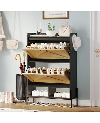 gaomon Shoe Cabinet with 2 Flip