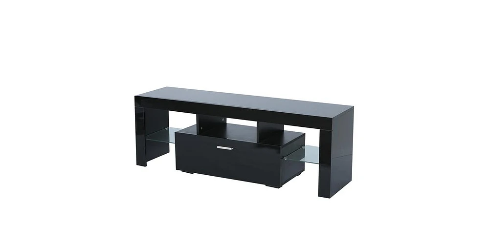 Slickblue Fashionable Tv Stand Cabinet Stylish Entertainment Center for Modern Living Rooms