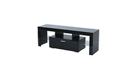 Slickblue Fashionable Tv Stand Cabinet Stylish Entertainment Center for Modern Living Rooms