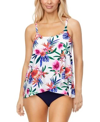 Island Escape Womens Capetown Underwire Tankini Top High Waist Tummy Control Bikini Bottoms Exclusively At Macys