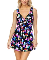 Island Escape Magnolia Underwire Swimdress, Created For Macys