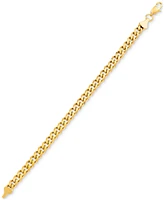 Legacy for Men by Simone I. Smith Men's Curb Link Chain Bracelet in Gold-Tone Ion-Plated Stainless Steel