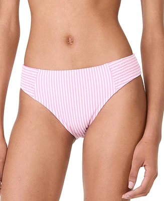 Kate Spade New York Women's Striped Smocked Bikini Bottoms