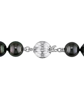 Macy's Cultured Tahitian Pearl (8-10mm) Strand 18" Necklace in 14k White Gold