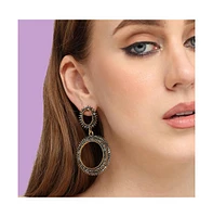 Sohi Women's Halo Drop Earrings