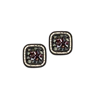 Sohi Women's Crystal Stud Earrings