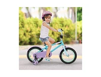 Hongge Kids Bike with Adjustable Handlebar and Saddle Purple