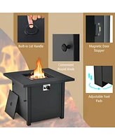 Skonyon 50000 Btu 32 Inch Square Propane Gas Fire Pit Table