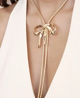 Ettika Bow Bolo Necklace
